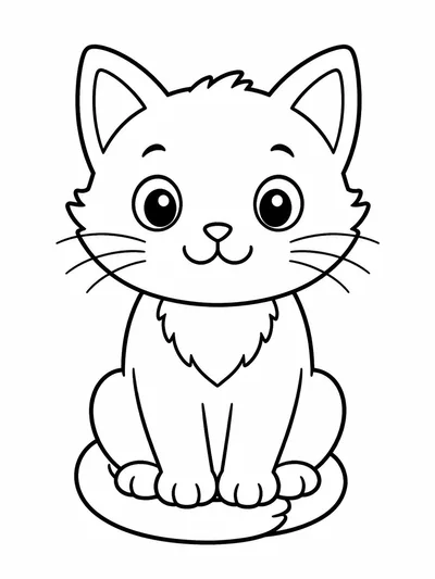 Котёнок сидит