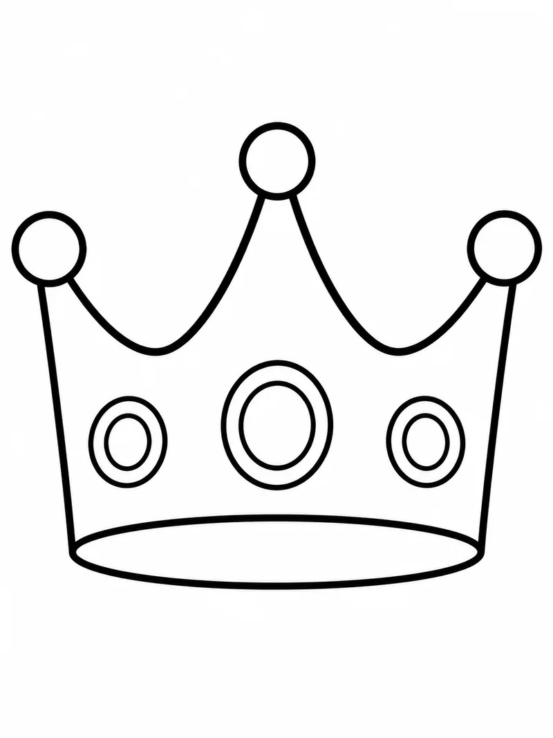 Раскраска Корона